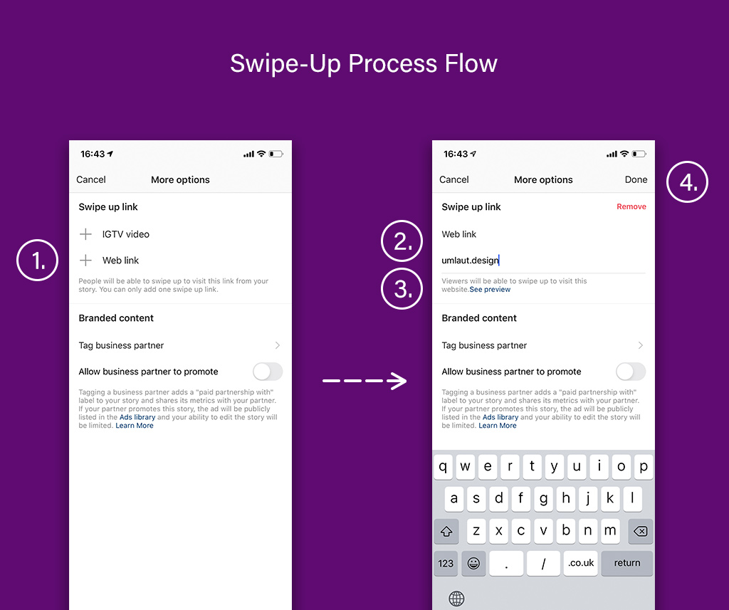 How to Make and Use SwipeUp Instagram Stories