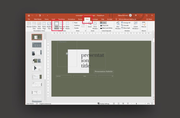 Customize Your Template in PowerPoint