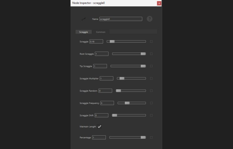 Scraggle Node for Fur