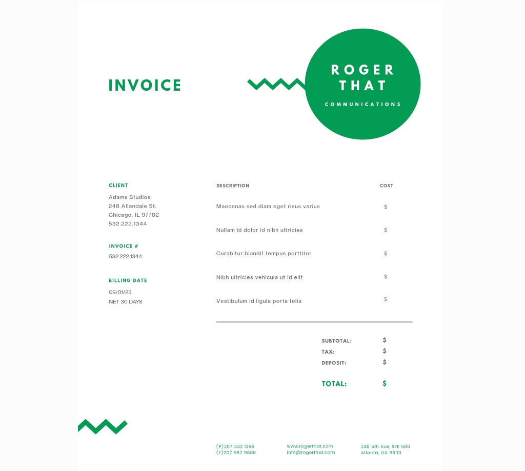 25 Invoice Examples & Free Templates to Customize Shutterstock