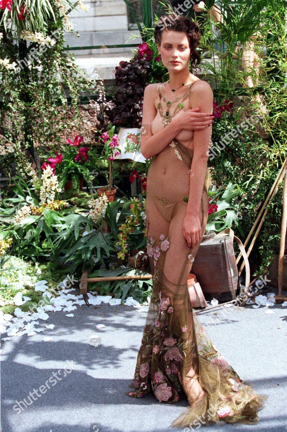 Shalom Harlow nude Paris Fashion Week Model Shalom Harlow」のエディトリアル写真素材 - 画像素材 | Shutterstock  Editorial