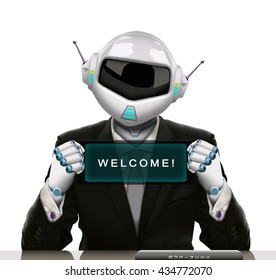 1,143 Robot Welcome Images, Stock Photos, 3D objects, & Vectors ...