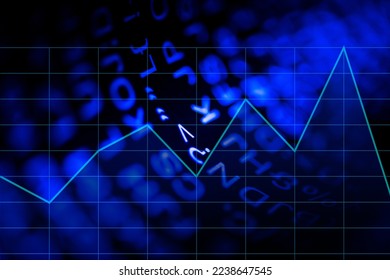 Women Man Business Analyst Discussion Graph Stock Illustration ...