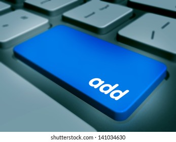 Computer Keyboard Key Labeled Blog Stock Illustration 140754178 ...