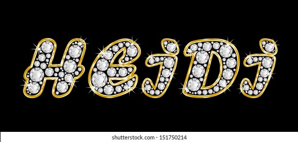 96 Heidi Name Images, Stock Photos & Vectors | Shutterstock