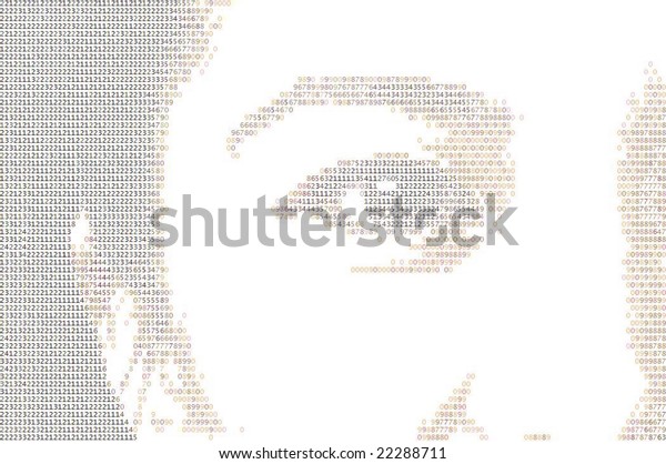 Part Face Ascii Art Stock Illustration 22288711 | Shutterstock