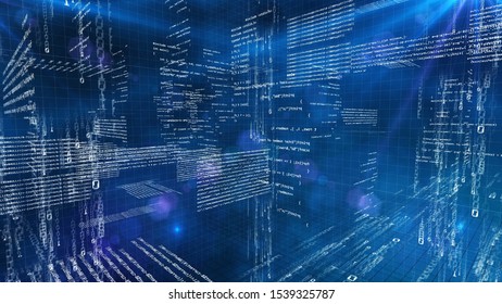 Programming Code 3d World Inside Machine Stock Illustration 1539325787 ...