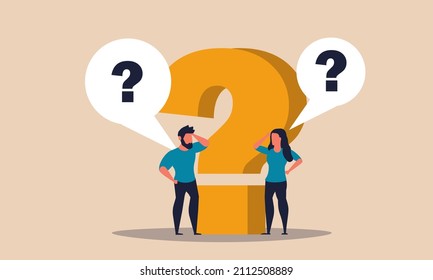 Problem Solution Concept Question Answer Solving Stock Illustration ...