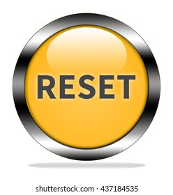 Computer Reset Button Illustration Isolated On: ภาพประกอบสต็อก 36107584 ...