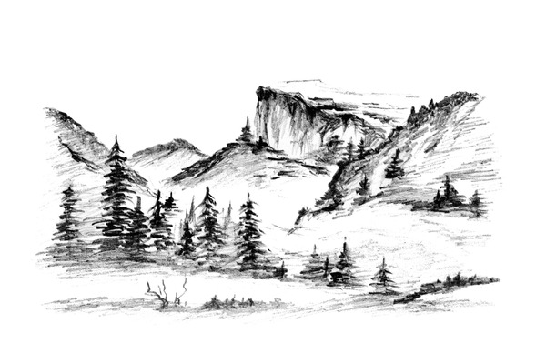 Dibujos Al Lapiz De Paisajes Royalty-Free Images, Stock Photos & Pictures | Shutterstock