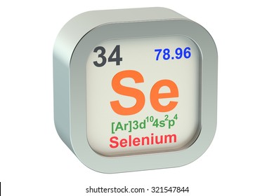 Selenium Element Symbol Isolated On White Stock Illustration 321547844 ...