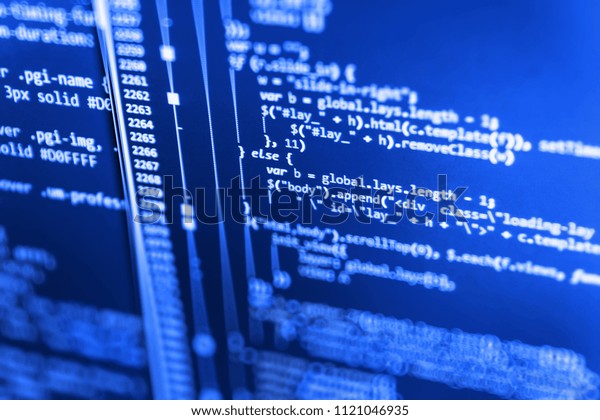 Abstract Technology Background Programming Code Search Stock Photo ...