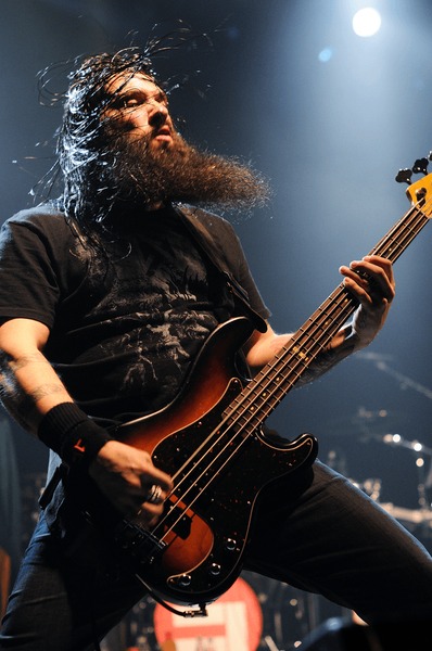 BARCELONA, SPAIN - FEB 5: Cavalera Conspiracy, performs at Razzmatazz on February 5, 2011 in Barcelona, Spain. Max and Igor Cavalera were the founders of the legendary band Sepultura. Editorial Stock Photo