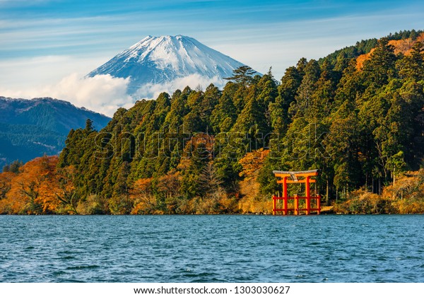 油画 湖と山の風景 大きなサイズ箱根90✖️110