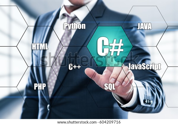 C Sharp Programming Language Web Development Stock Photo 604209716 ...