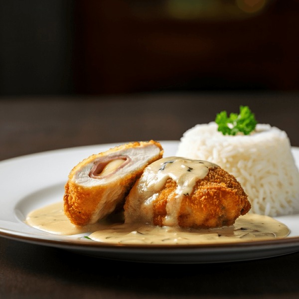 11 Chicken Cordon Bleu Rice Cream Sauce Royalty-Free Photos and Stock ...