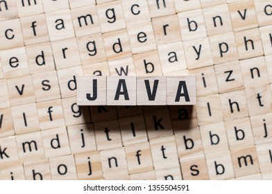 Java Programming Language Word Concept Stock Photo 1355504591 ...