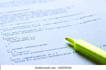 Learning Programming Language Java Printed On Stock Photo 563539324 ...