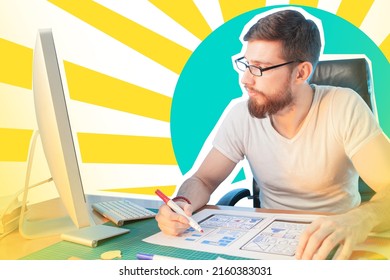 Ux Ui Design Selection Color Palette Stock Photo 1407668075 | Shutterstock
