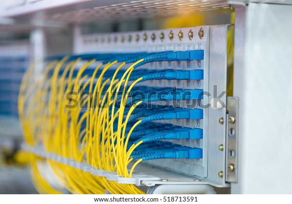 Optic Cable Connected Patch Panel Stock Photo 518713591 | Shutterstock
