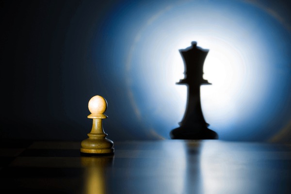 Pawn and the Queen, game, chess, entertainment, HD wallpaper