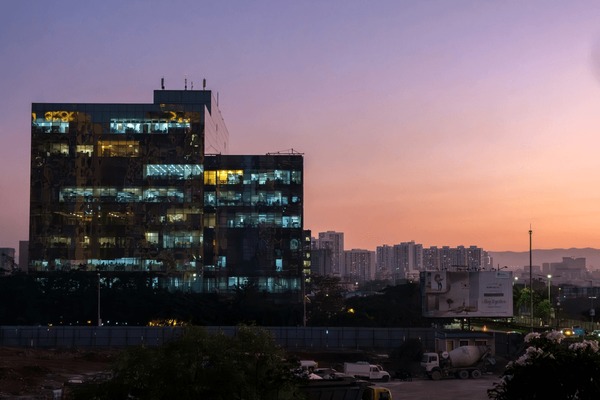 640 Commercial Building Night India Royalty-Free Photos and Stock ...