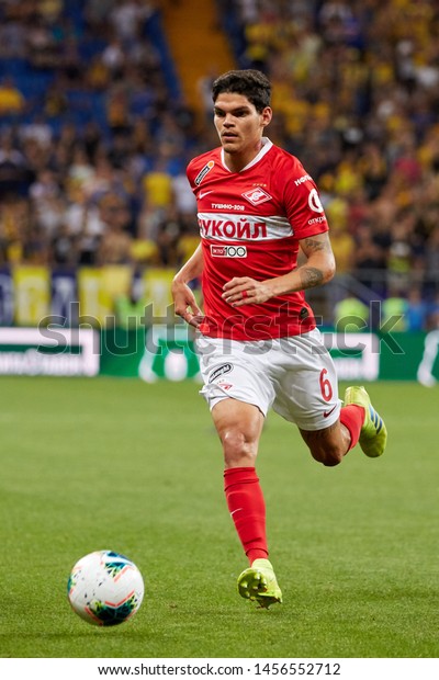 Zelimkhan Bakaev of FC Spartak Moscow in Action Editorial Image