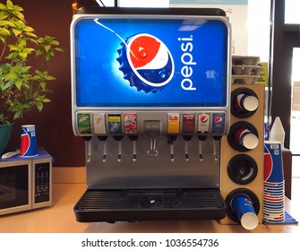 pepsi dispenser machine