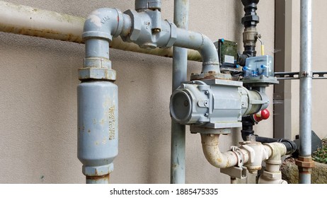 Installation Input Output Pipes Drainage Pipes Stock Photo 2235083563 ...