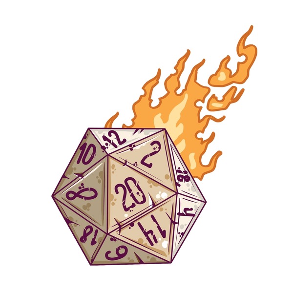 D4 d6 d8 d10 d12 e d20 dados para jogos de tabuleiro, dnd conjunto de dados. dados de rpg para jogo de mesa. vetor