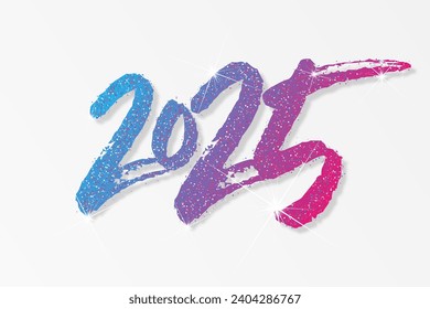 2025 Happy New Year Best Wishes Stock Vector (Royalty Free) 2404286767