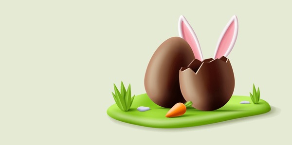 Chocolate Easter Egg Clip Art at - vector clip art