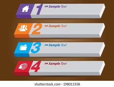 3d Text Box Template Stock Vector (Royalty Free) 198011558 | Shutterstock