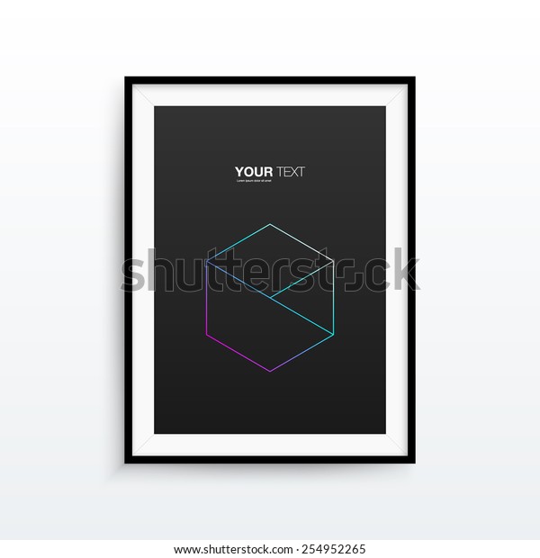 A4 A3 Format Frame Design Text Stock Vector (Royalty Free) 254952265 Shutterstock