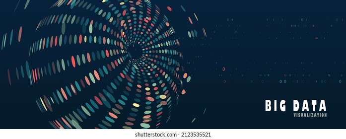 Wide Big Data Visualization Machine Learning Stock Vector (Royalty Free ...