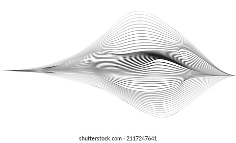 Abstract Flow Lines Background Fluid Wavy Stock Vector (Royalty Free ...