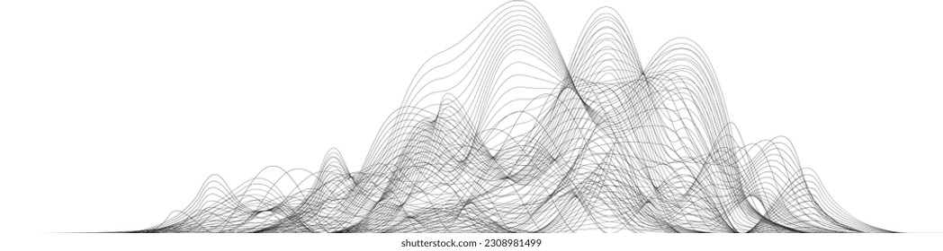 Abstract Flow Lines Background Fluid Wavy Stock Vector (Royalty Free ...