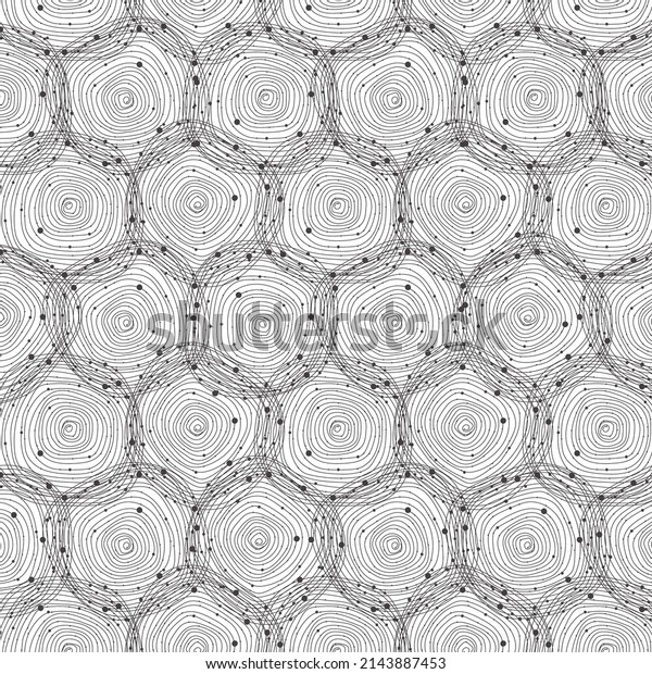 Abstract Large Circle Pattern Background Stock Vector (Royalty Free