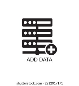 Add Data Icon Document Icon Stock Vector (Royalty Free) 2212017171 ...