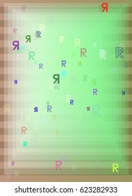 Alphabet R Elements Template Stock Vector (Royalty Free) 623282933 ...