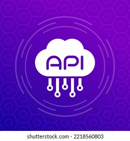 Api Icon Cloud Vector Design Stock Vector (Royalty Free) 2218560803 ...