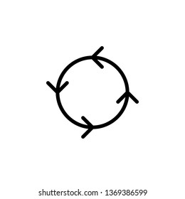 Loop Algorithm Icon Symbol Premium Quality Stock Vector (Royalty Free ...