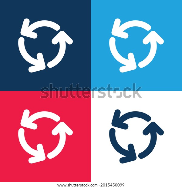 57 Three Arrows Circle Counterclockwise Images, Stock Photos, 3D
