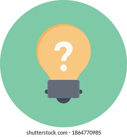 Ask Vector Flat Color Icon Stock Vector (Royalty Free) 1864770985 ...