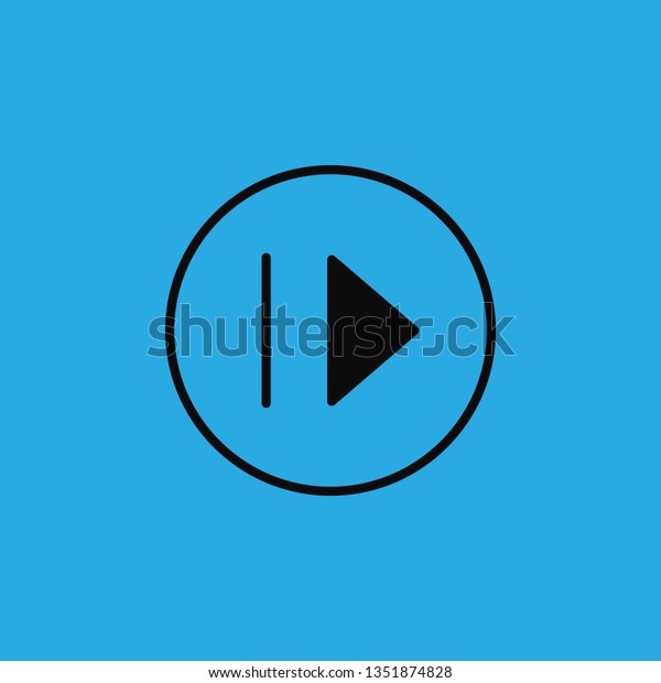 Audio Cassette Player Buttons Icon Vector Stock Vector (Royalty Free