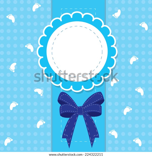 Baby Background Frame Vector Illustration vector de stock (libre de