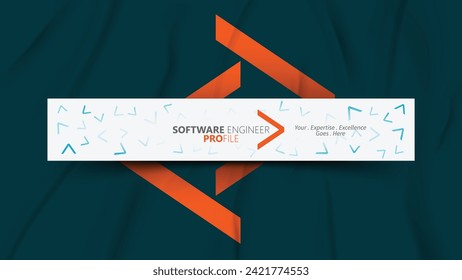 Banner Software Engineer Useable Digital Business Stock Vector (Royalty ...