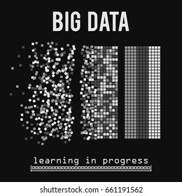 Big Data Visualization Machine Learning Algorithms Stock Vector ...