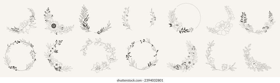 7+ Thousand Hand Drawn Floral Ring Royalty-Free Images, Stock