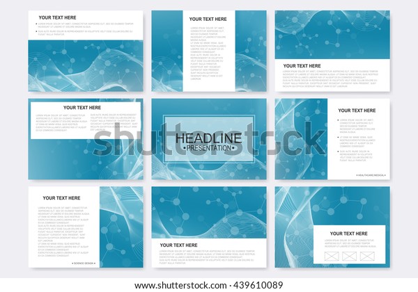 Big Set Vector Templates Presentation Slides Stock Vector (Royalty Free ...